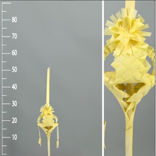 Palma blanca estrella trenzada - Imagen 1